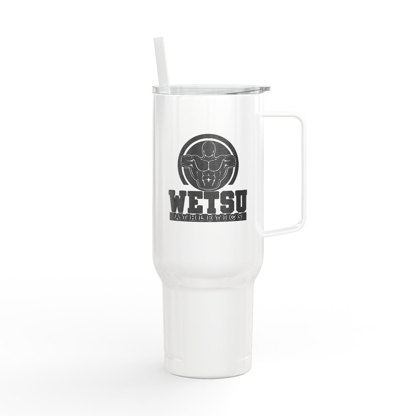Personalized Insulated Tumbler - 40oz Engraved Travel Mug with Lid